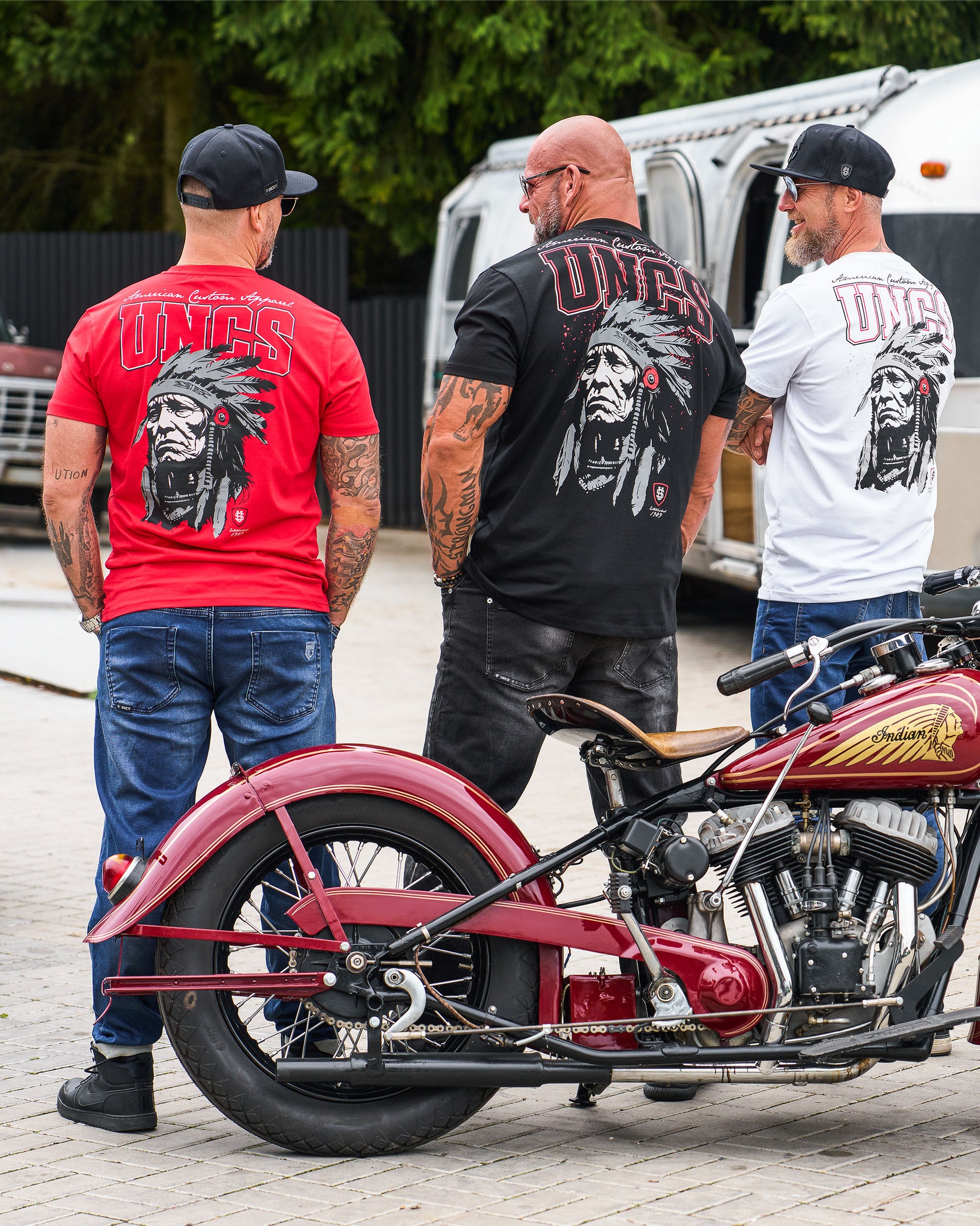 Pánské triko INDIAN WHITE