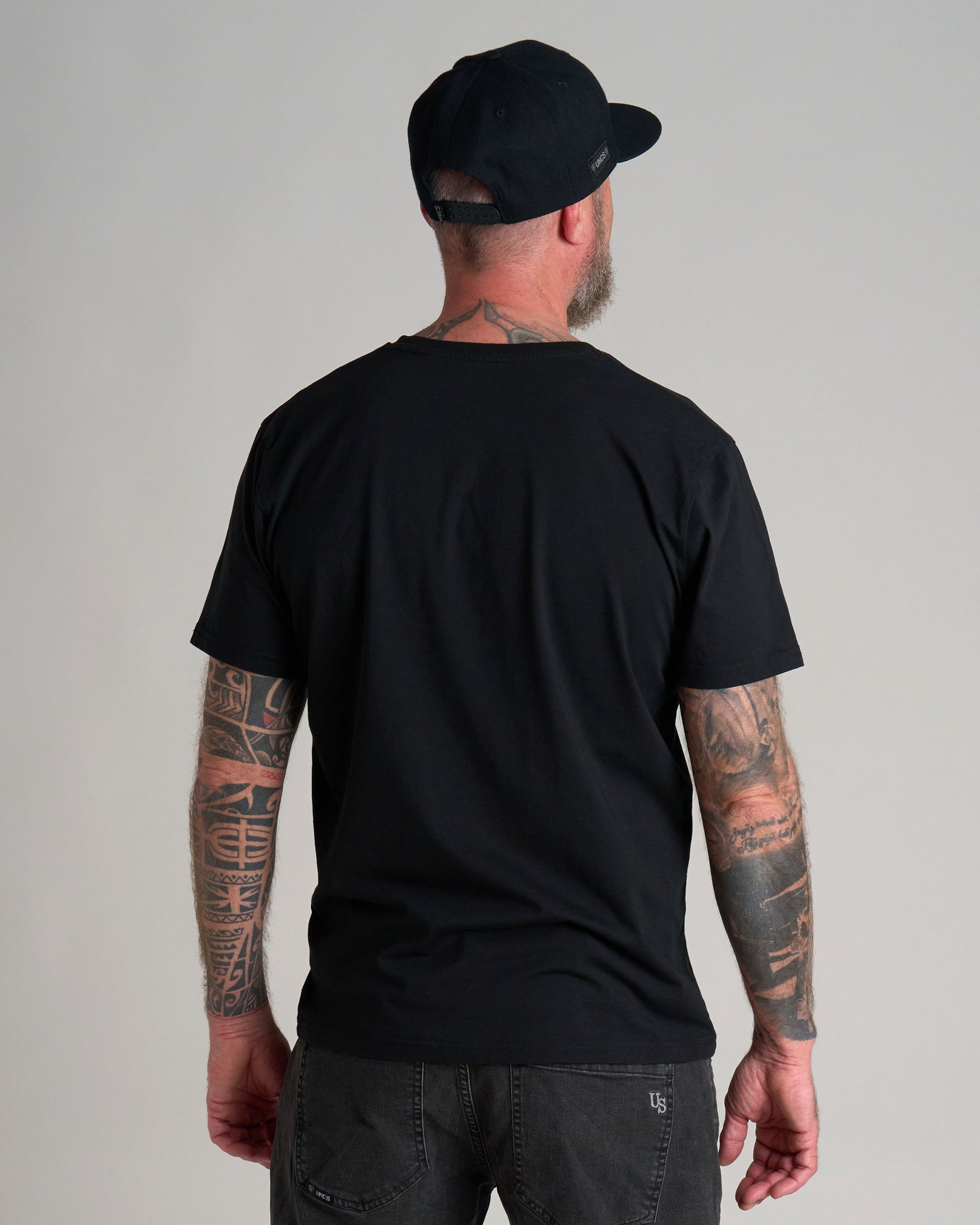 Pánské triko UNCS TEAM BLACK/RED