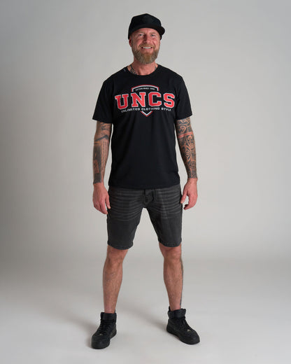 Pánské triko UNCS TEAM BLACK/RED