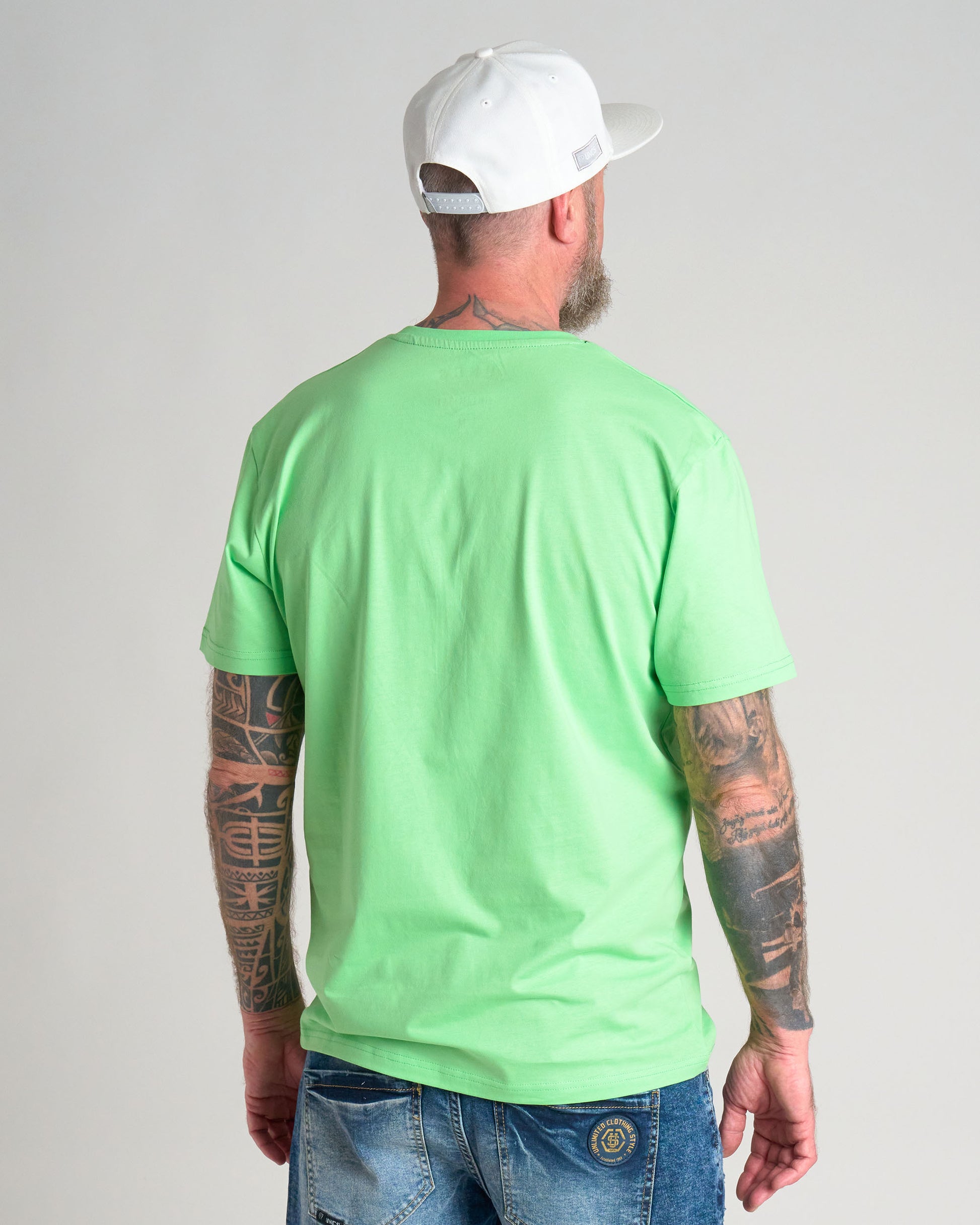 Pánské triko UNCS TEAM II GREEN NEON