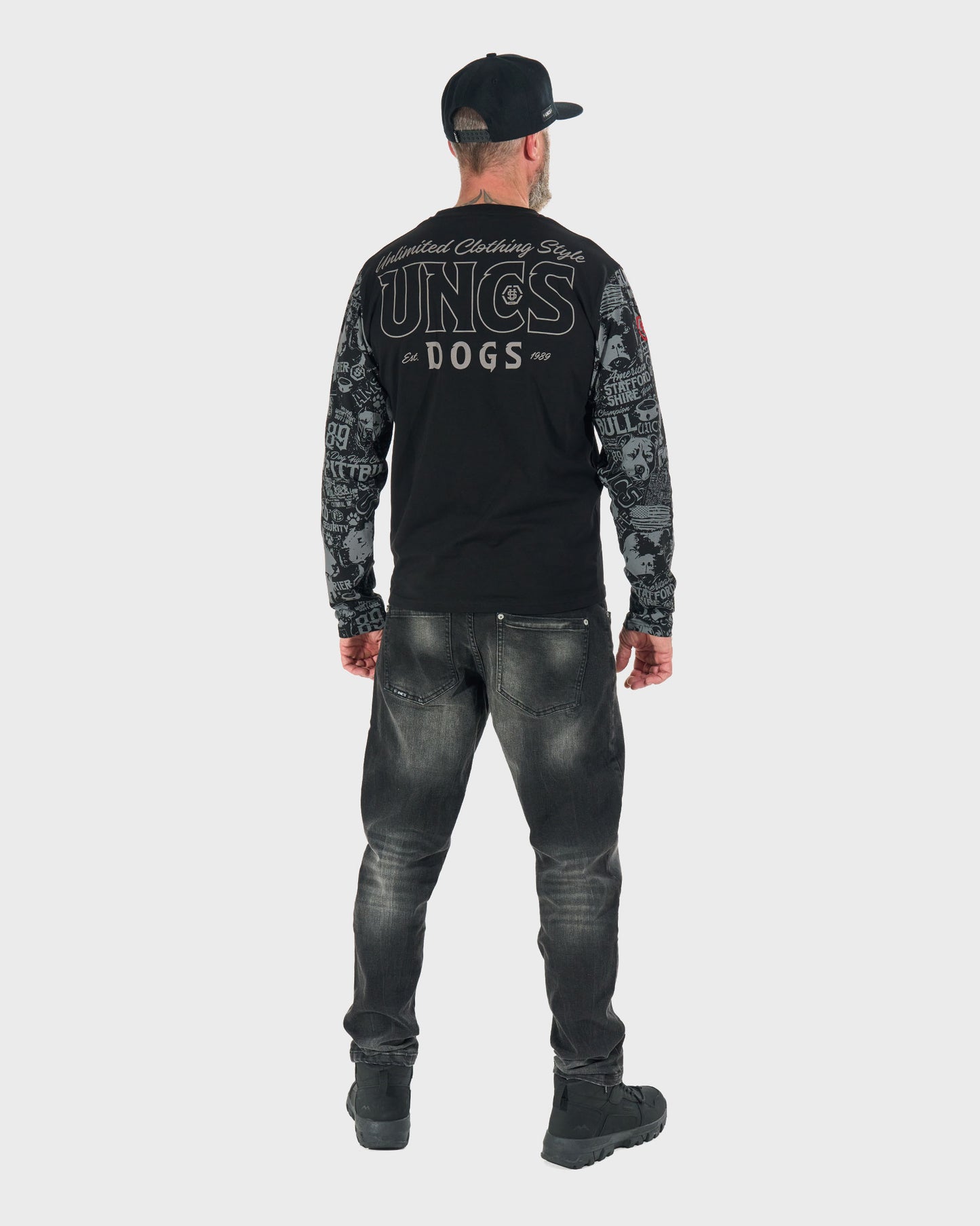 Pánské triko COMICS LS BLACK