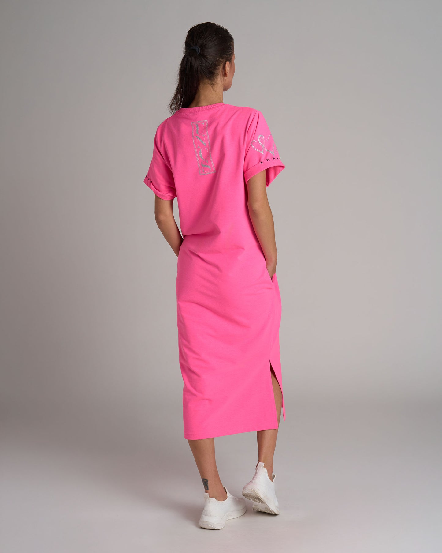 Dámské šaty KELI NEON PINK
