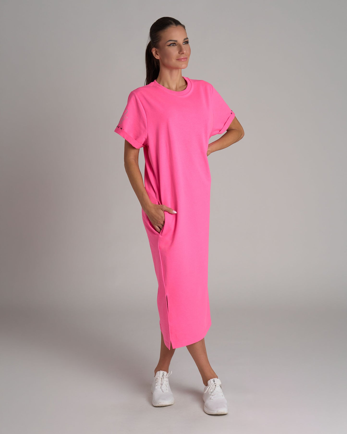 Dámské šaty KELI NEON PINK