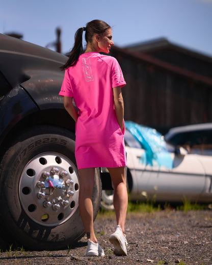 Dámské šaty KELI NEON PINK