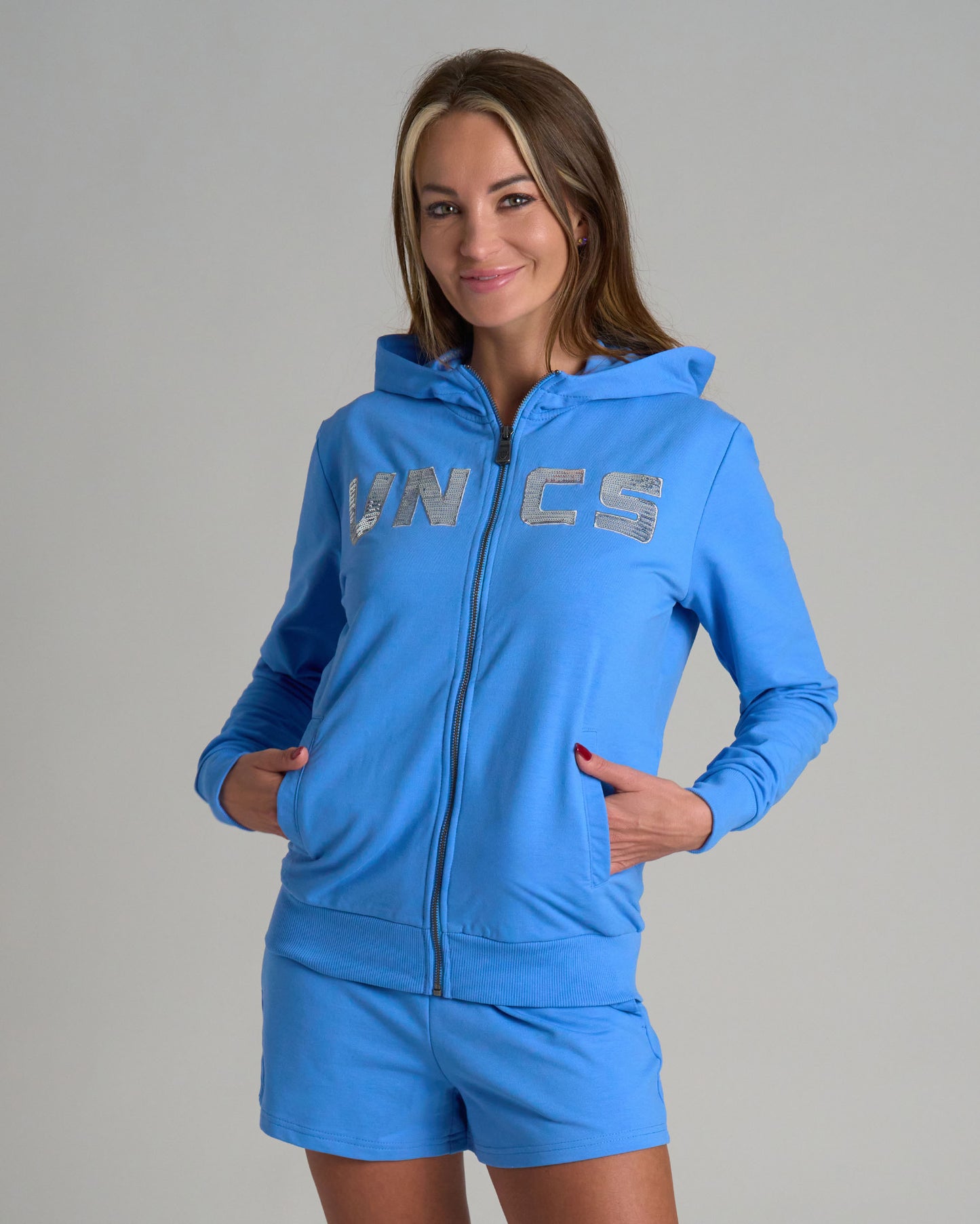 Dámská mikina JOSE LIGHT BLUE