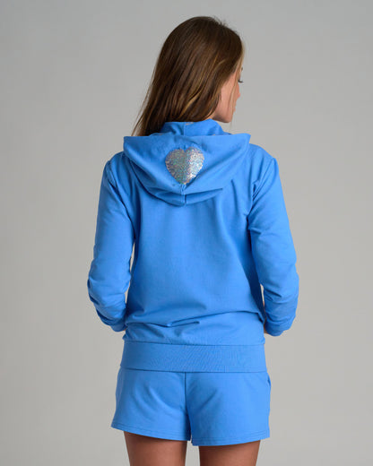 Dámská mikina JOSE LIGHT BLUE