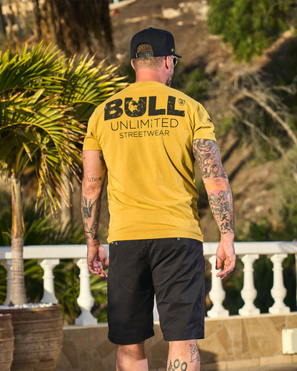 Pánské triko BULL III YELLOW