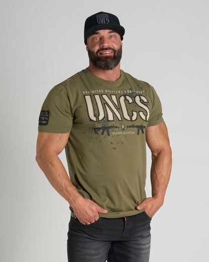Pánské triko GUNS KHAKI