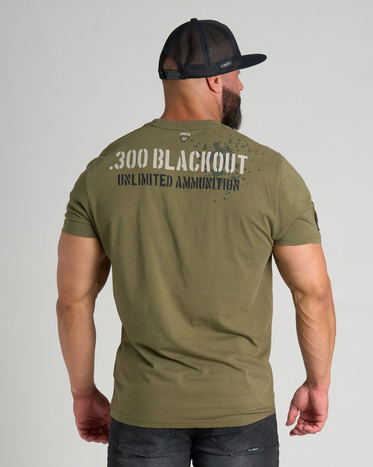 Pánské triko GUNS KHAKI