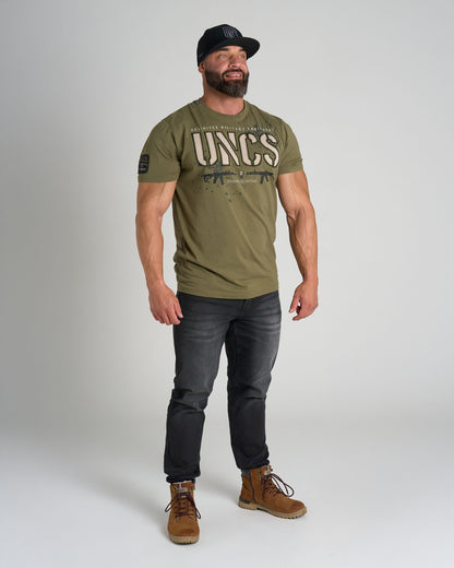 Pánské triko GUNS KHAKI