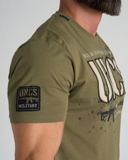 Pánské triko GUNS KHAKI