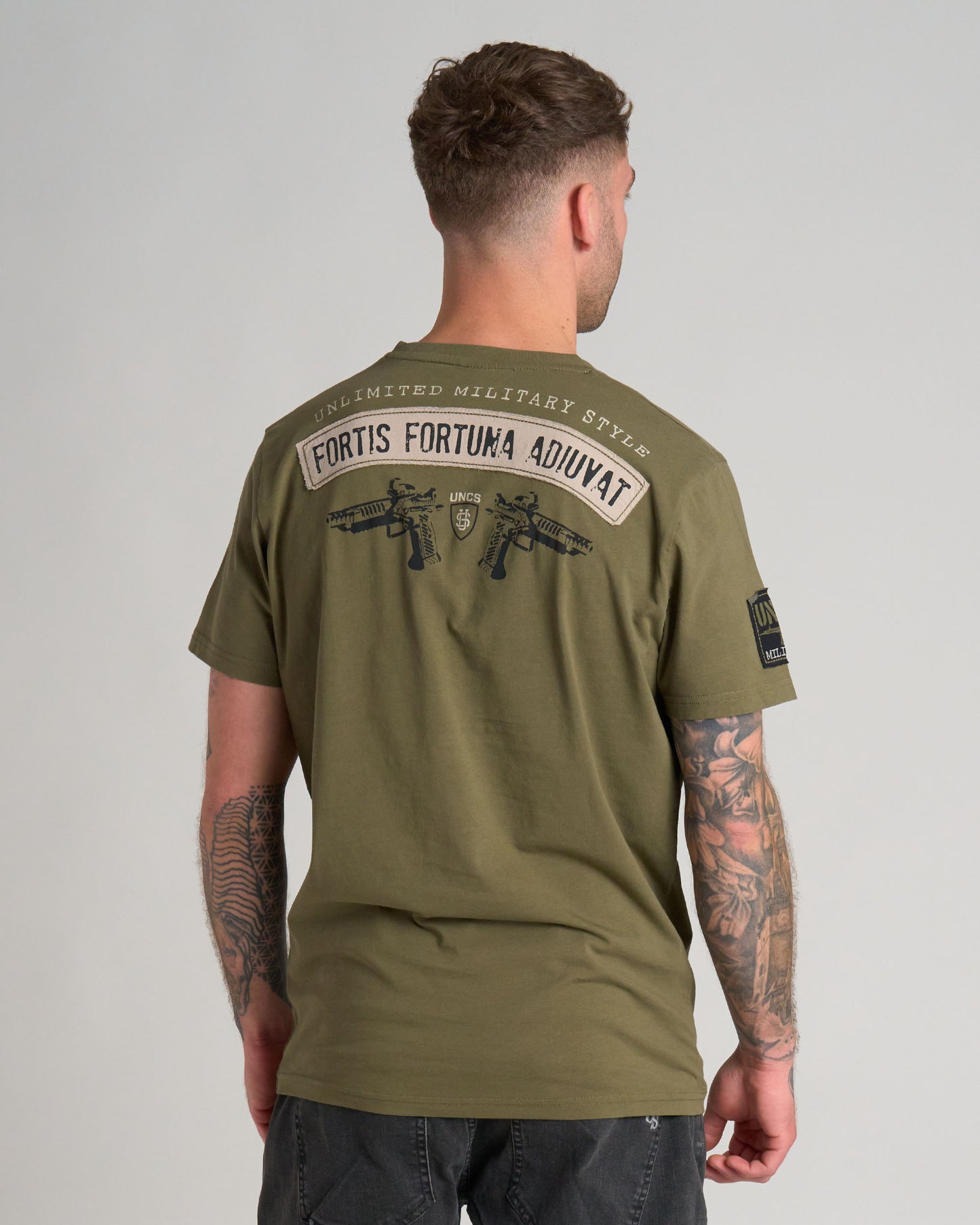 Pánské triko GUNS II KHAKI