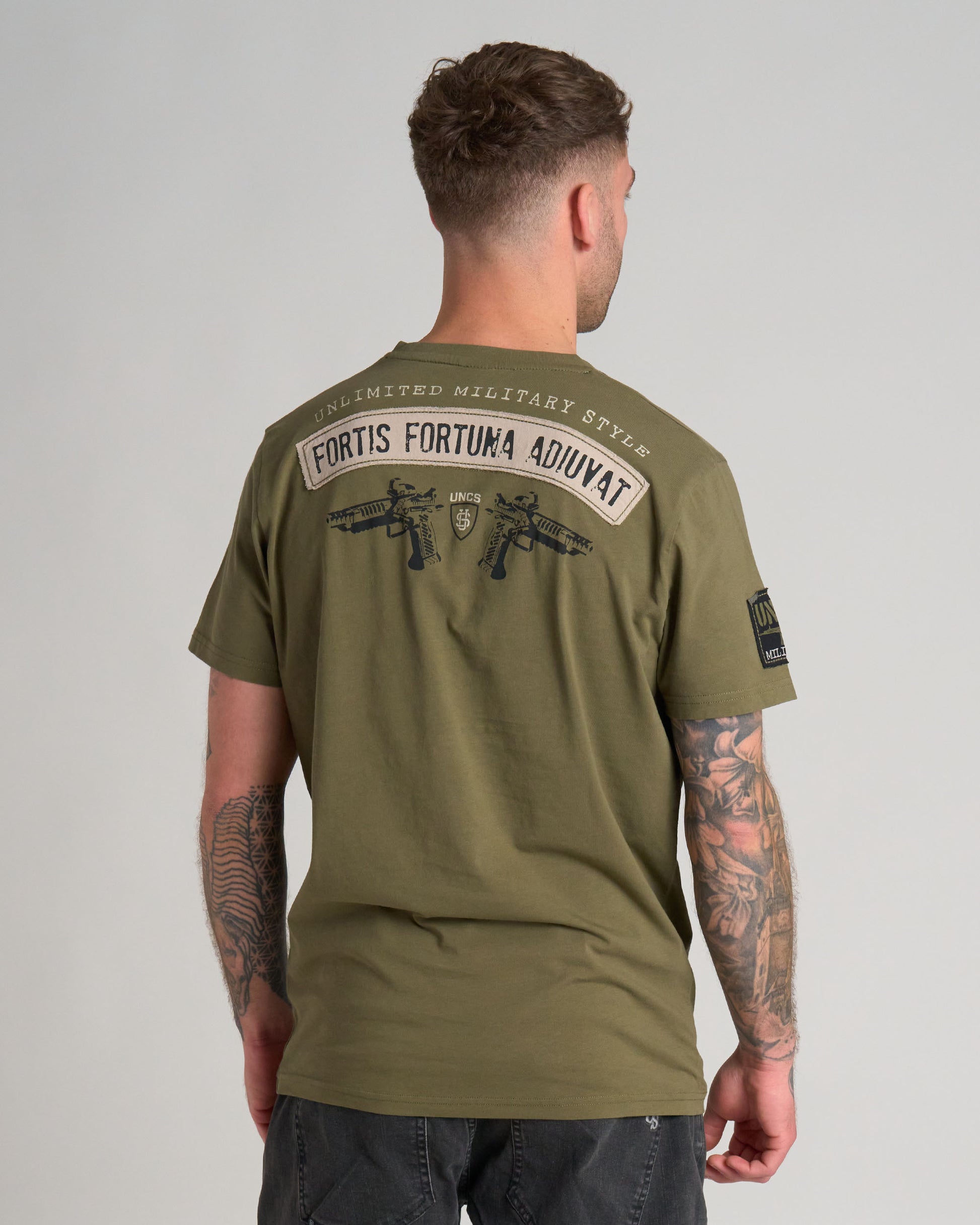 Pánské triko GUNS II KHAKI