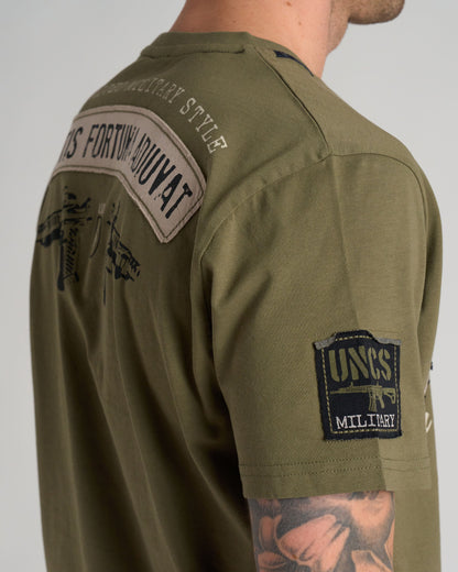 Pánské triko GUNS II KHAKI