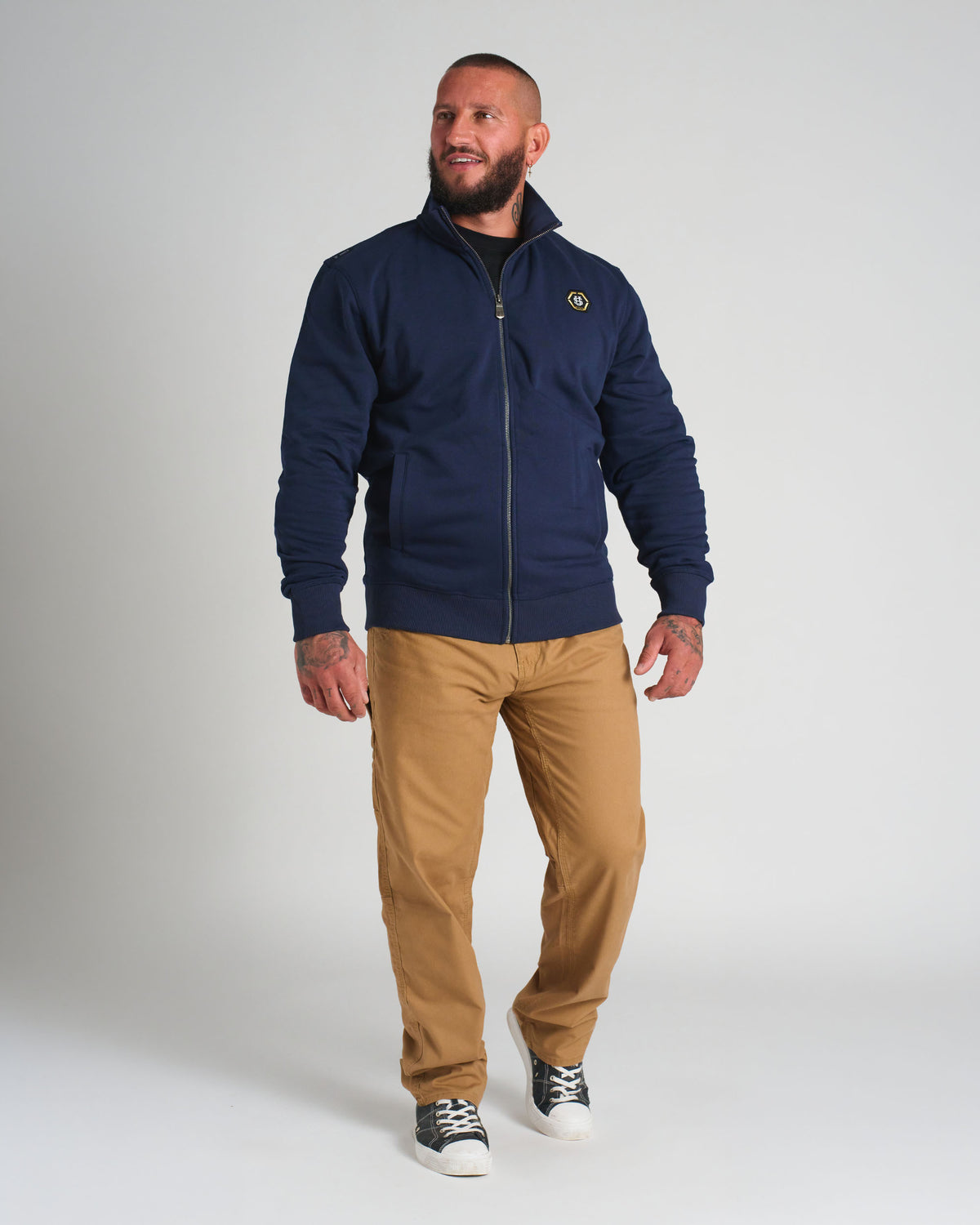 Pánská mikina CAINE IV NAVY BLUE