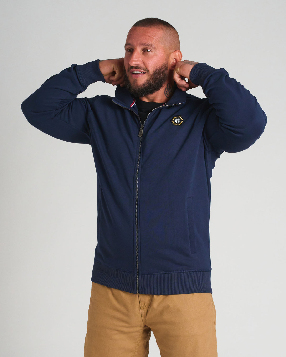 Pánská mikina CAINE IV NAVY BLUE