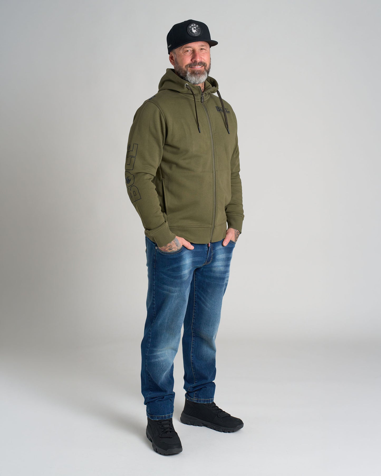 Pánská mikina BULL KHAKI