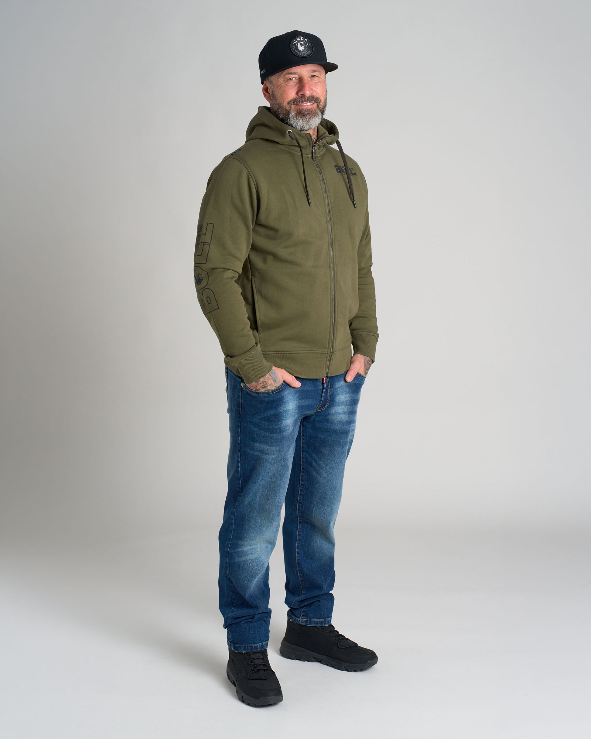 Pánská mikina BULL KHAKI