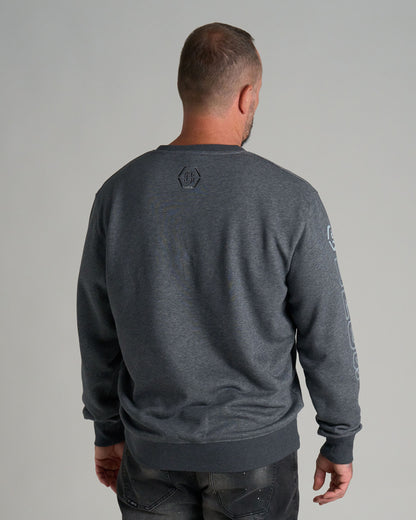 Pánská mikina CAINE III DARK GREY