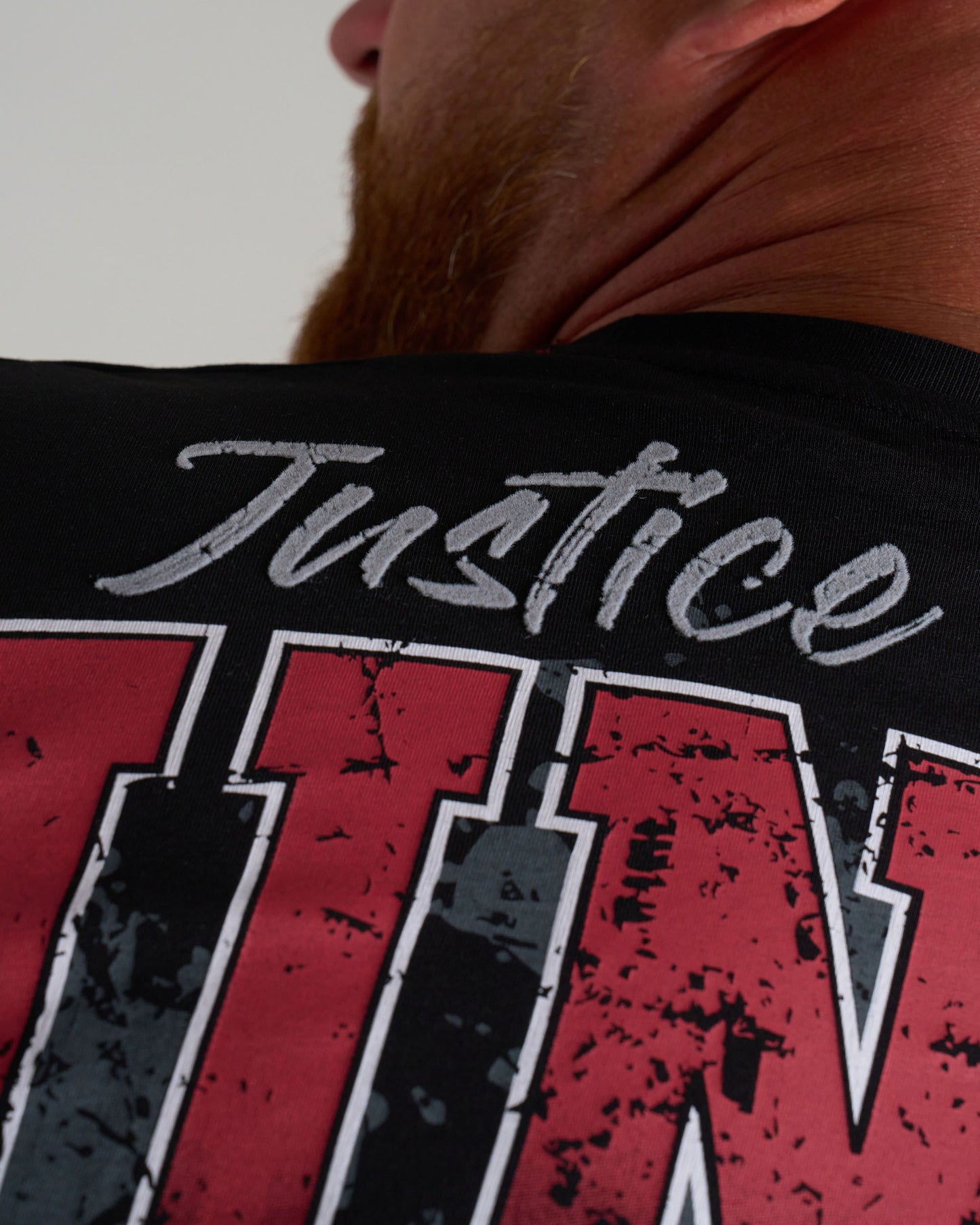 Pánské triko JUSTICE II BLACK