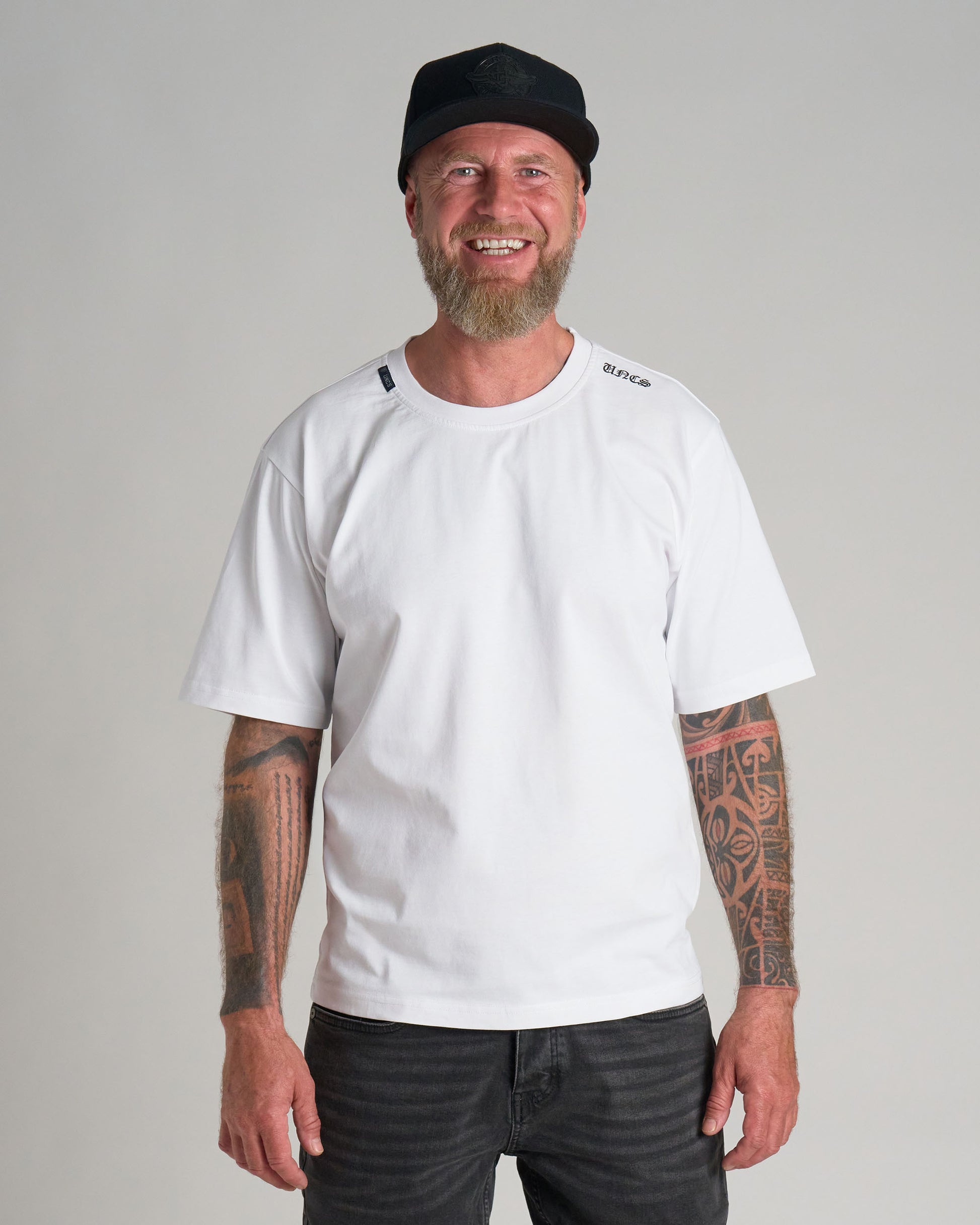 Pánské triko UNLIMITED (OVERSIZE) WHITE