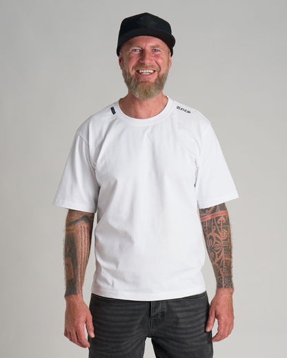 Pánské triko UNLIMITED (OVERSIZE) WHITE