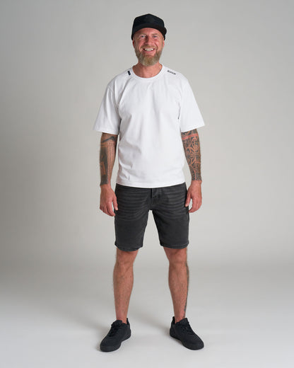 Pánské triko UNLIMITED (OVERSIZE) WHITE