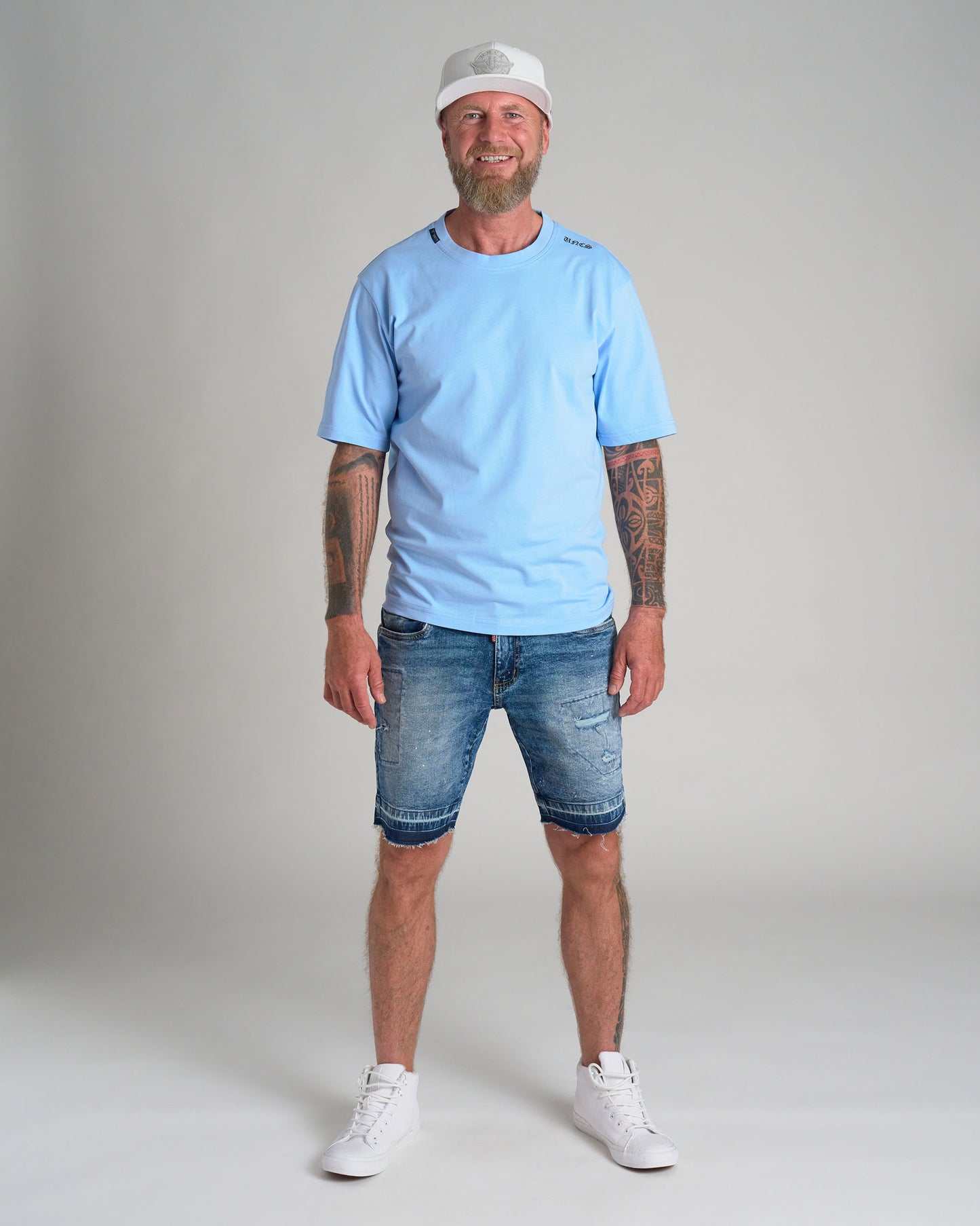 Pánské triko UNLIMITED (OVERSIZE) BLUE