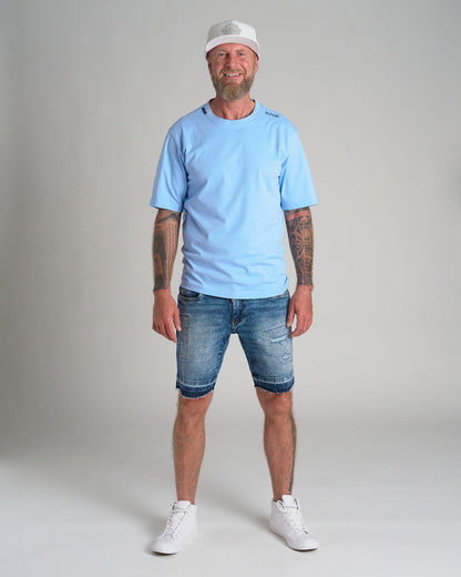 Pánské triko UNLIMITED (OVERSIZE) BLUE