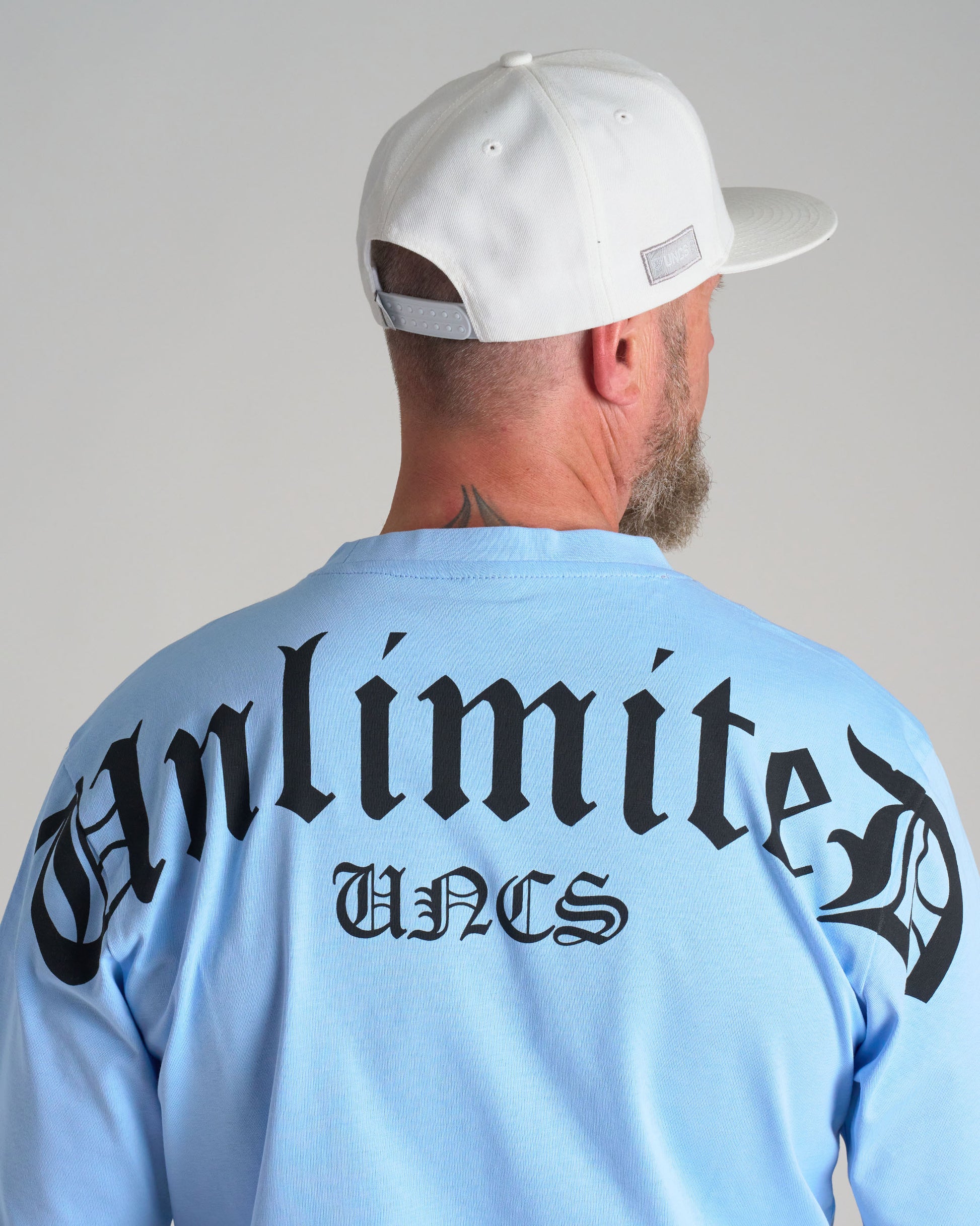 Pánské triko UNLIMITED (OVERSIZE) BLUE