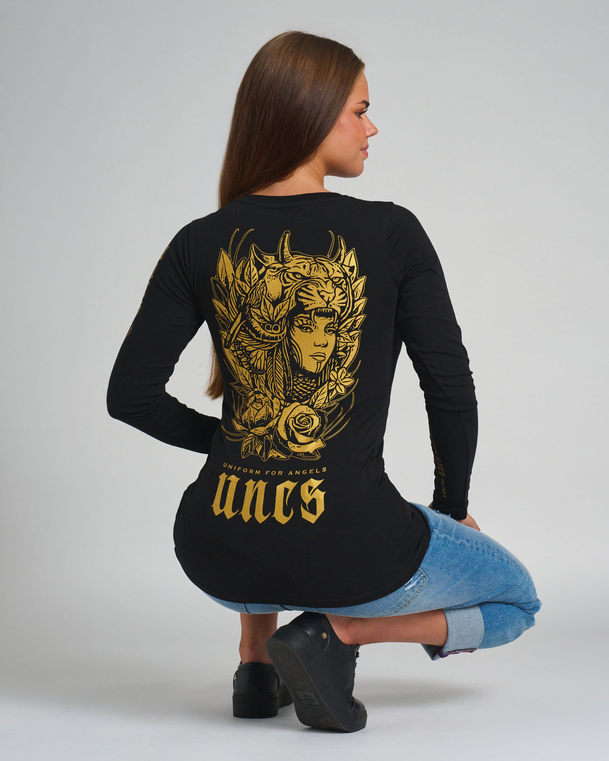 Dámské triko CARMEN LS BLACK