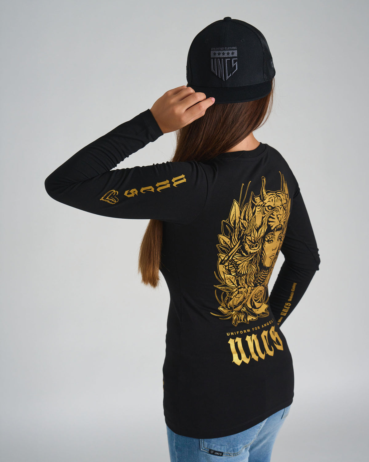 Dámské triko CARMEN LS BLACK
