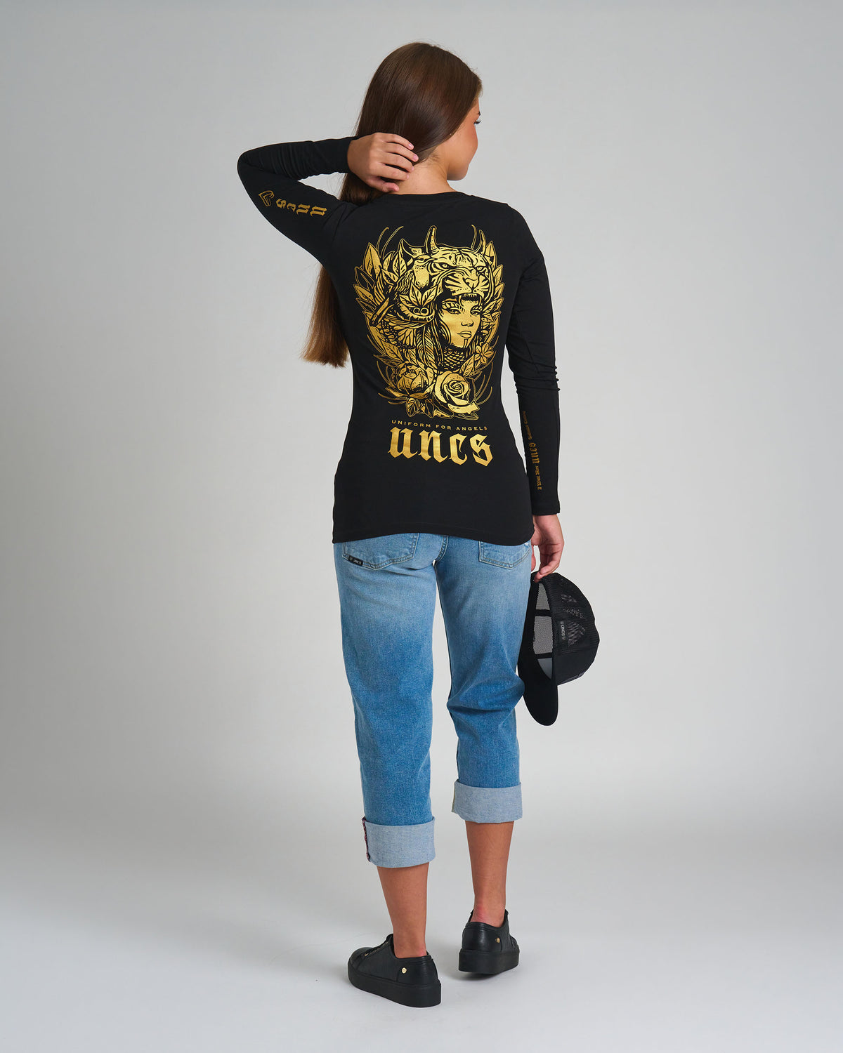 Dámské triko CARMEN LS BLACK