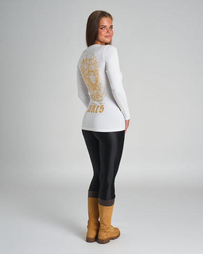 Dámské triko CARMEN LS WHITE