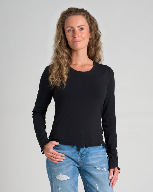Dámské triko RICA LS BLACK