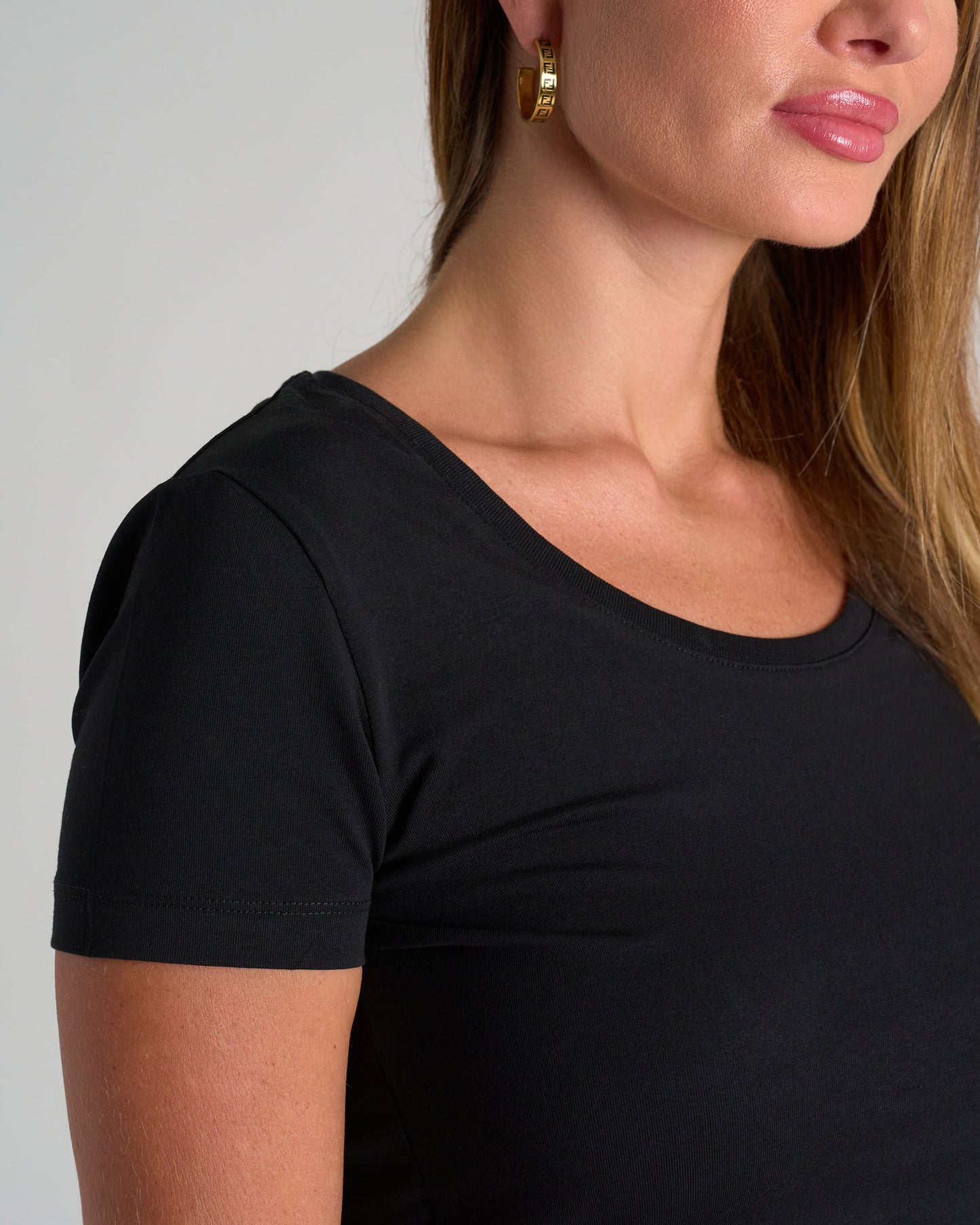 Dámské triko BASIC BLACK