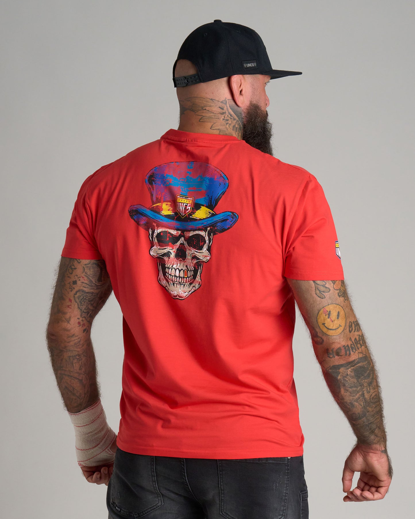 Pánské triko SKULL III RED