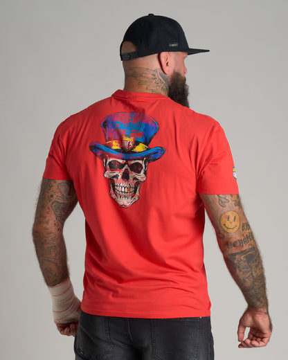 Pánské triko SKULL III RED
