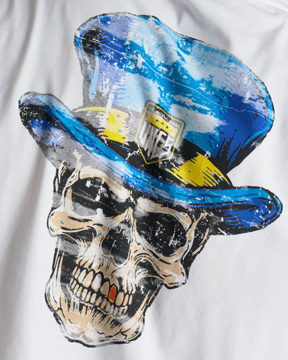 Pánské triko SKULL III WHITE