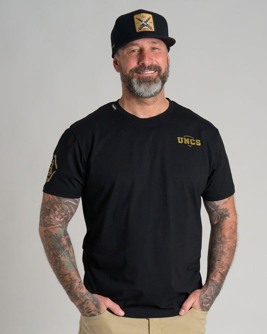 Pánské triko UNCS GOLD BLACK