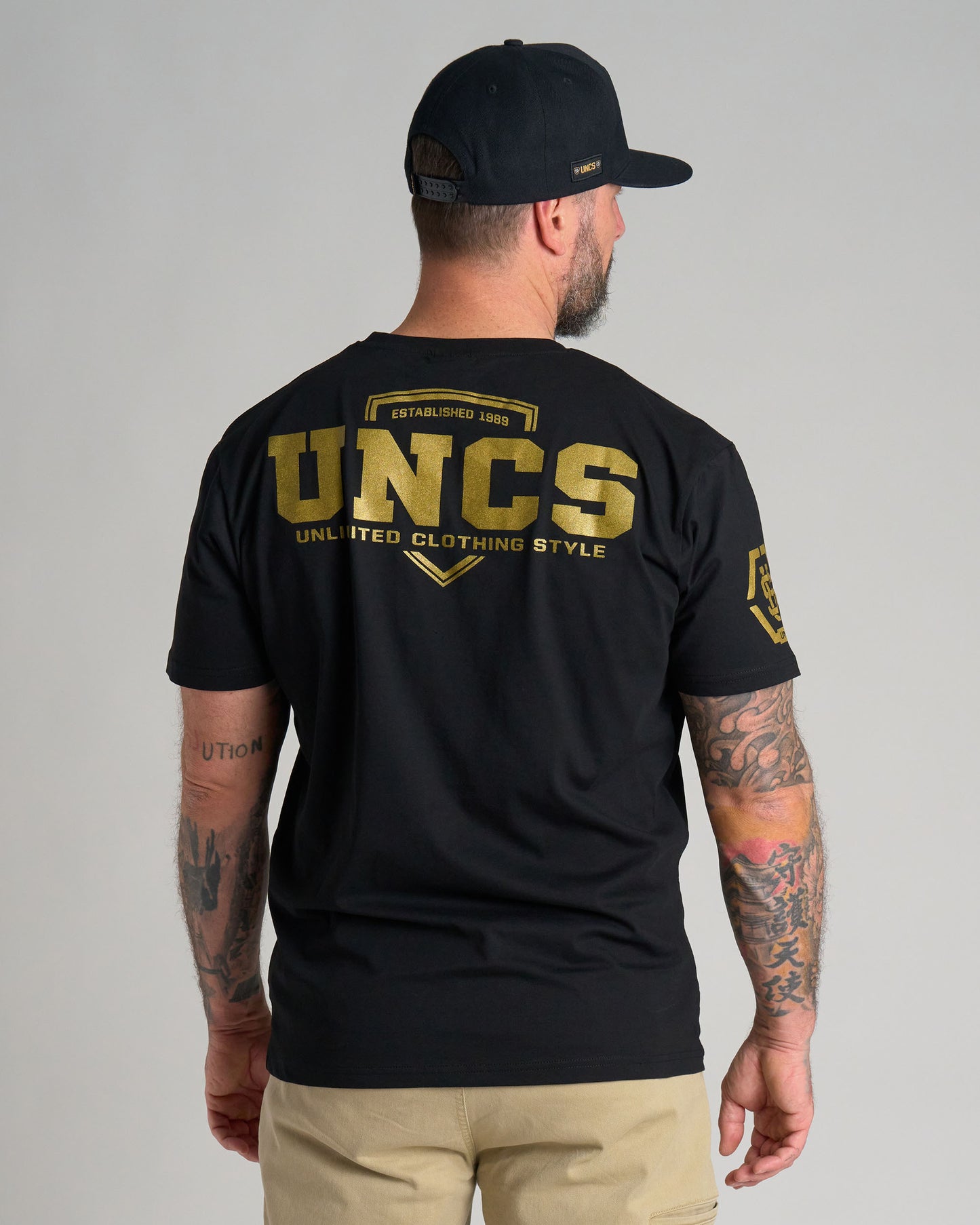 Pánské triko UNCS GOLD BLACK