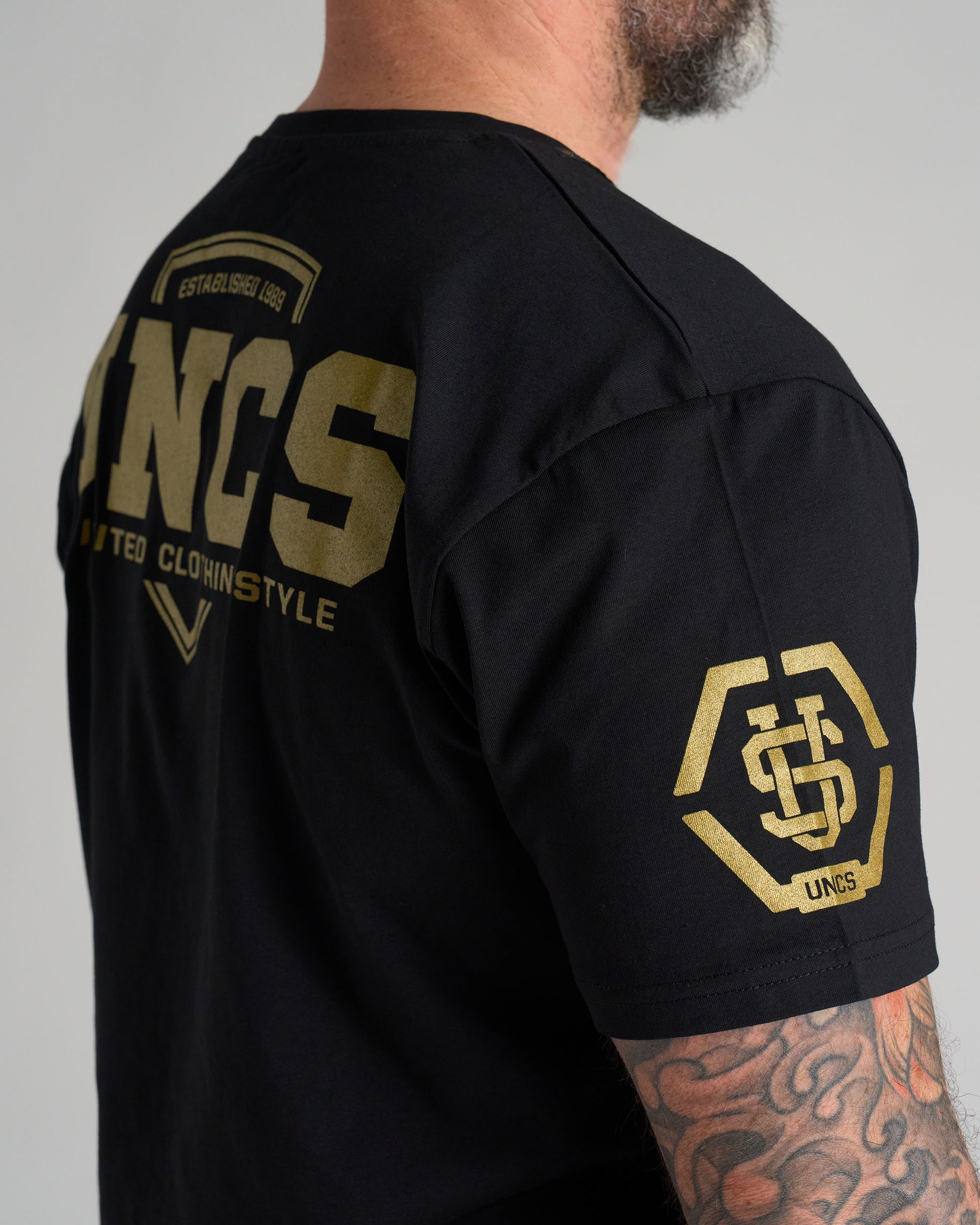 Pánské triko UNCS GOLD BLACK