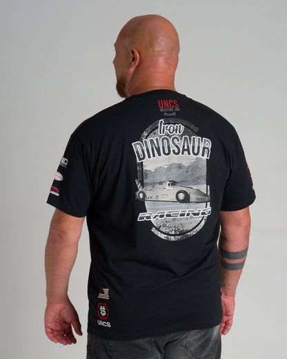 Pánské triko IRON DINOSAUR BLACK