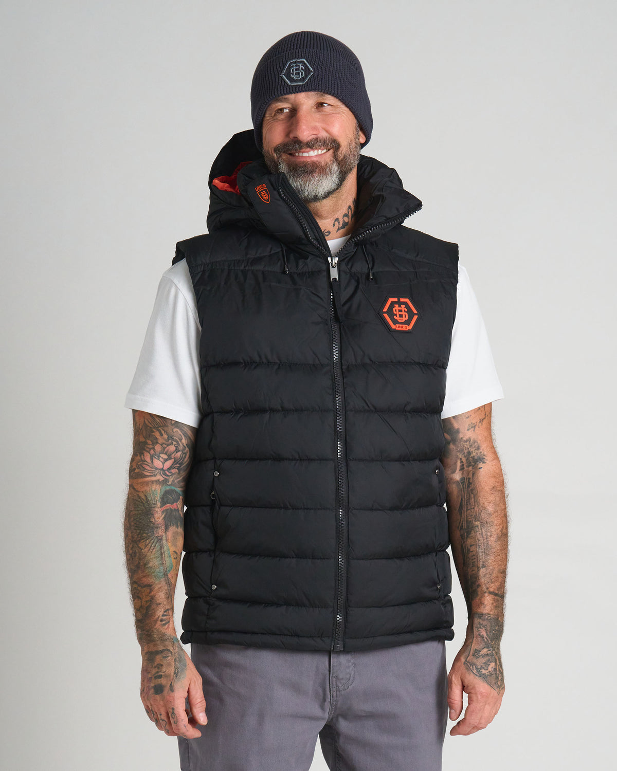 Pánská vesta CARMACK II BLACK/ORANGE