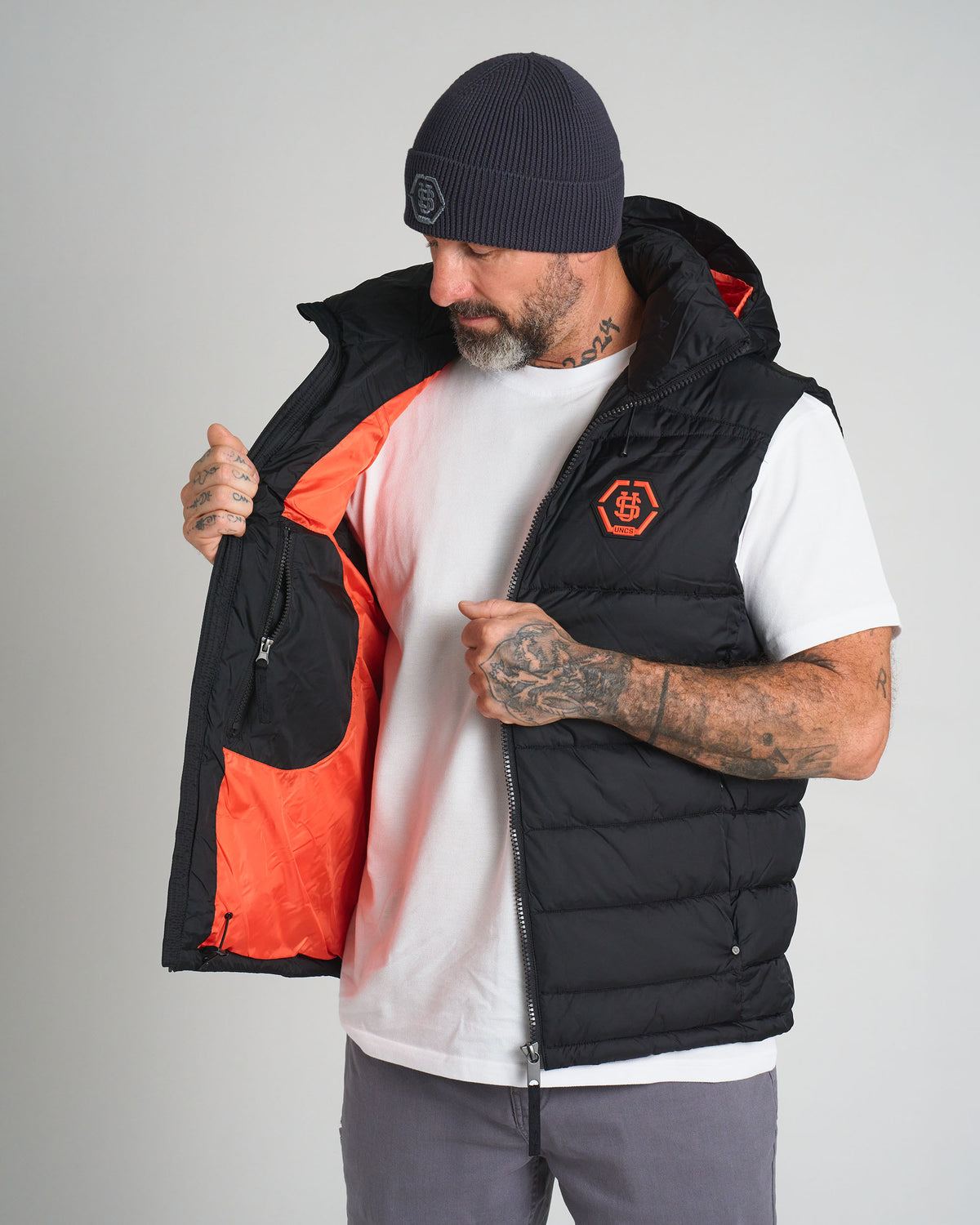 Pánská vesta CARMACK II BLACK/ORANGE