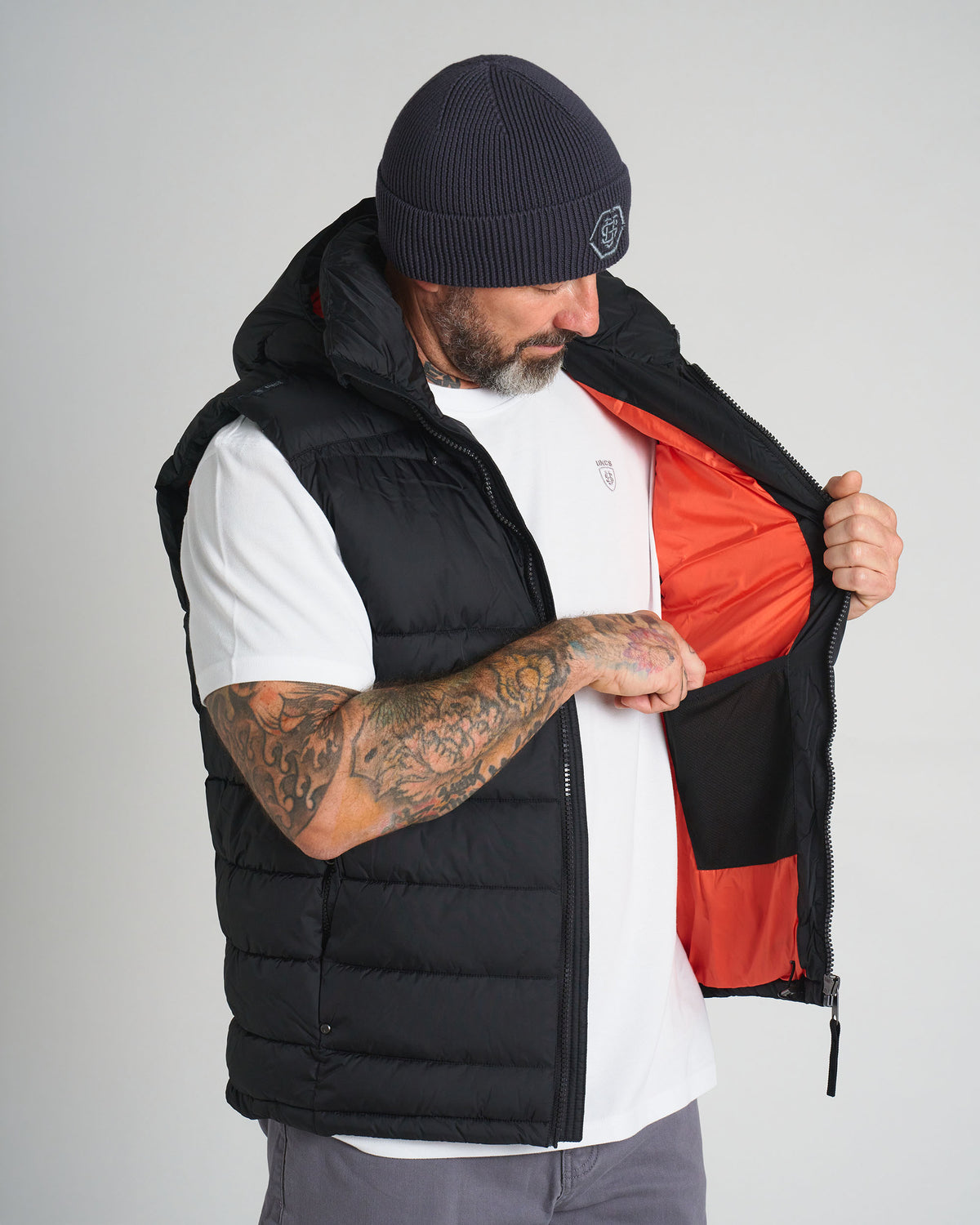 Pánská vesta CARMACK II BLACK/ORANGE