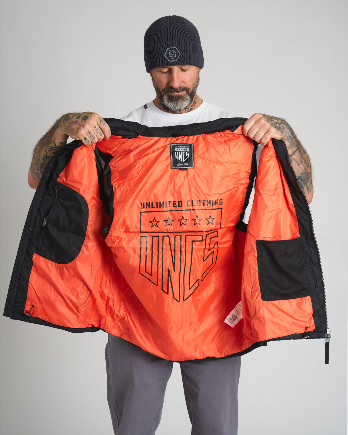 Pánská vesta CARMACK II BLACK/ORANGE