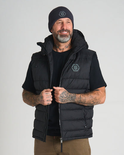 Pánská vesta CARMACK II BLACK/BLACK