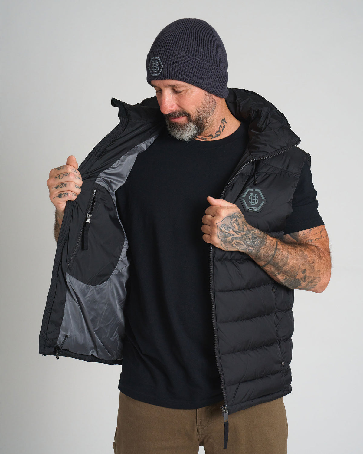 Pánská vesta CARMACK II BLACK/BLACK