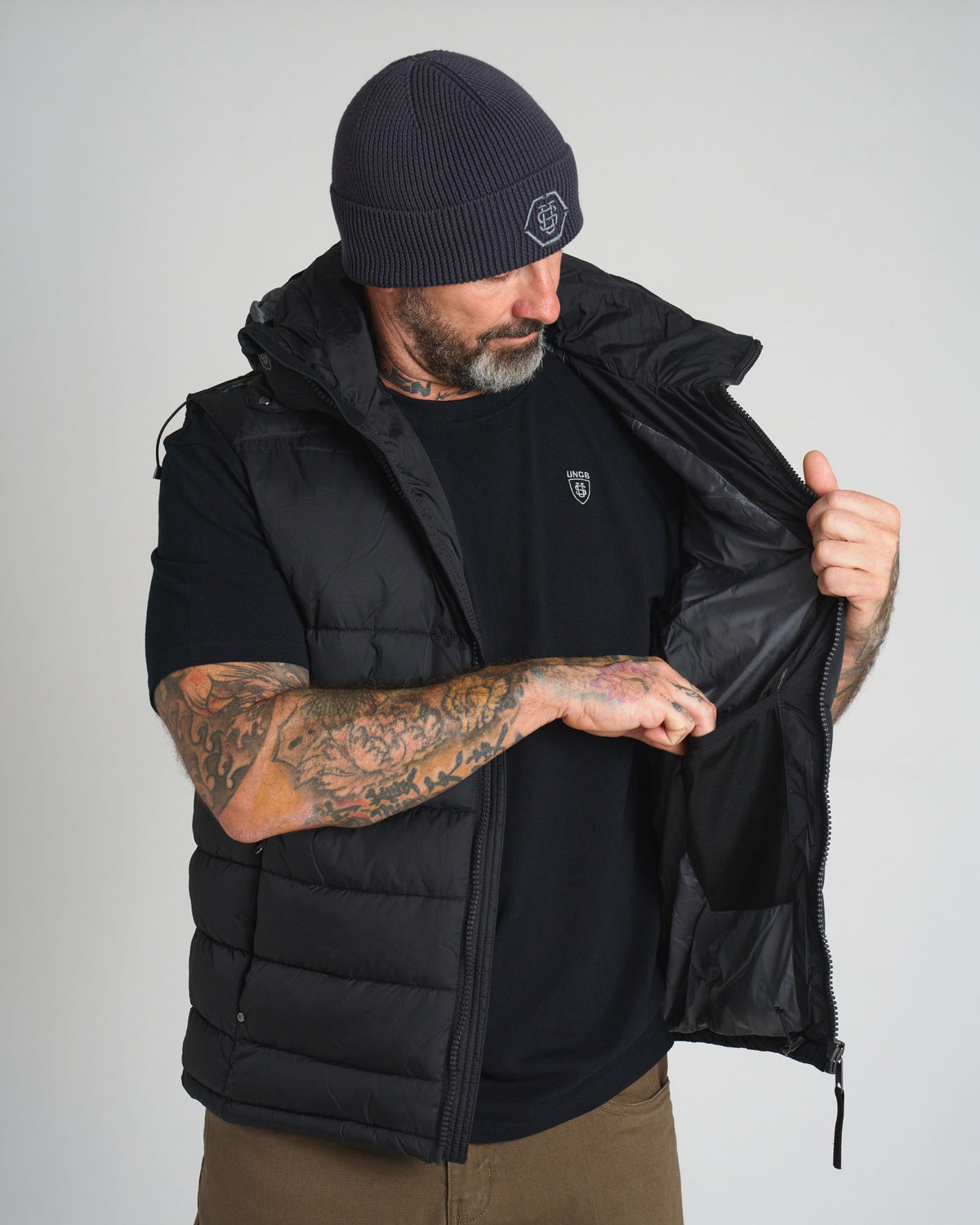Pánská vesta CARMACK II BLACK/BLACK